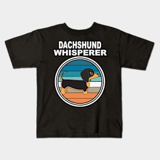 Dachshund Whisperer Vintage Kids T-Shirt